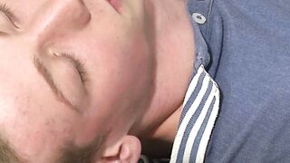 Twink James Lewis cock milked dry by skilled experienced hands