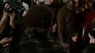 Gia DiMarco Deepthroats James Deen in Public Bar Double Penetration