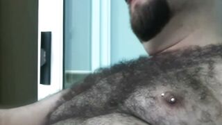Don James drags DJ Stone up from the beach for a smoke and a massive cumshot