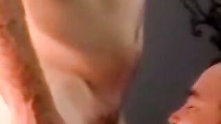 Chubby Mature Guy Takes a Hardcore Blowjob and Cumshot