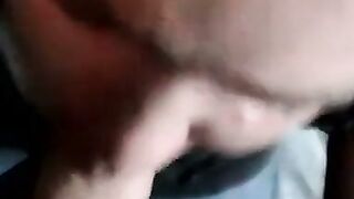 Fat Amateur Gets Sucked by Skillful Mature Guy
