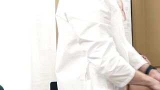 Doctor Fingering Hairy Guy's Tight Ass During Physical Exam