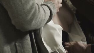 Lexi Lore Gets Spitroasted By Three Older Priests