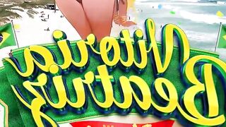 Vitoria Beatriz Mega Booty Brazilian Stunner Caught On The Beach