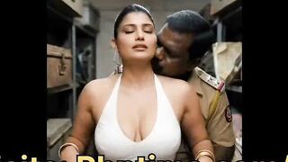 Indian Cheating Wife Sucks Lover Dick in Kitchen