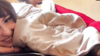 Janys Pretends to be Your GF and Makes a Mess with Her Sloppy Blowjob DESCRIPTION: Janys plays your girlfriend, deliv...