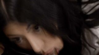 Trans Office Blowjob Under The Table