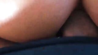 Brazilian Brunette's First Anal Doggystyle POV