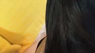 Brazilian Brunette's First Anal Doggystyle POV