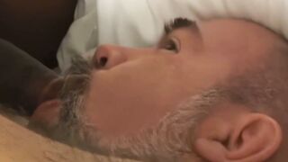 Hairy Bear Erik Burton Deepthroats Tony Banks Cock in Doggystyle