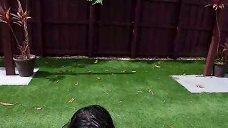Big Ass Latina Diabella Eclair Sucks Cock in Pink Bikini
