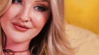 Beautiful Blonde Teen Model Performs Passionate Striptease