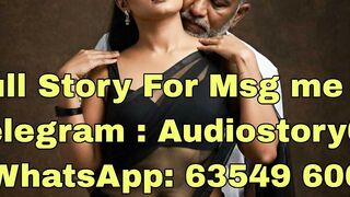 Maa Ki Chudai: Old Man Hugs barely legal Wife in Black Saree