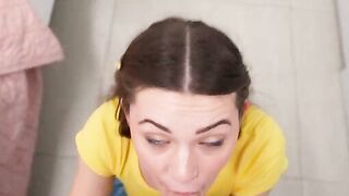 Petite Stepsis Lets You Practice On Her Cock