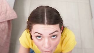 Petite Stepsis Lets You Practice On Her Cock