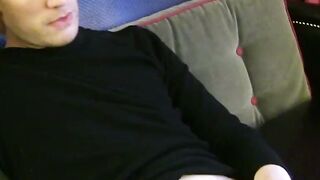 Austin Wright Fingers His Hole Before the Cameraman Tugs His Cock