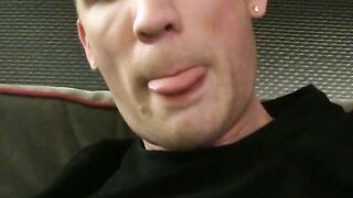 Austin Wright Fingers His Hole Before the Cameraman Tugs His Cock