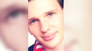 Straight Friend Michael Nitka Takes a Facial Cumshot