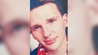 Straight Friend Michael Nitka Takes a Facial Cumshot