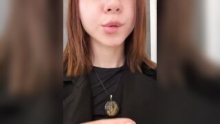 POV Redhead Beauty Strips and Teases in Elevator for Intense Solo Play
