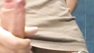 Amateur Gay Big Cock Handjob and Masturbation with 11 Cumshots