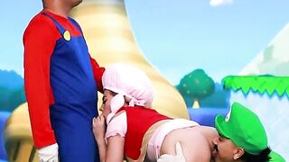 The Bros Tricks To Fuck Toadette