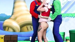The Bros Tricks To Fuck Toadette
