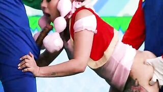 The Bros Tricks To Fuck Toadette
