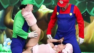 The Bros Tricks To Fuck Toadette