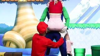 The Bros Tricks To Fuck Toadette