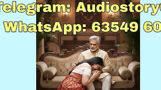 Mature Indian Couple Romantic Intimacy on Sofa