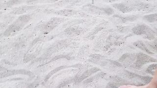 Gaby Ortega Big Tits Latina Stepsister Sucks Cock Outdoors on Beach