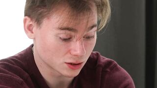Redhead Couple's First Time Watching Him Get Hard