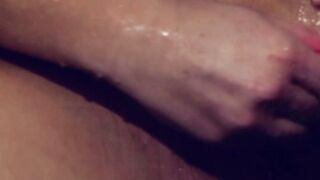 My Shower Multiple Orgasm: Wet Nude Woman Shaving Pubes in Glass Shower