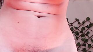 Bare Midriff Close-Up with Black Zipper Detail and Smooth Skin