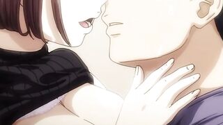 Couple Watches Anime on Couch, Girl Gets Aroused by Hot Scene