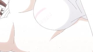 Big Breasted Anime Girls Volleyball Team in Gymnasium