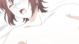 Big Breasted Anime Girls Volleyball Team in Gymnasium