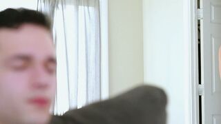 Aiden Ashley Blindfolded Teases Stepson Jayden Marcos with Perfect Blowjob
