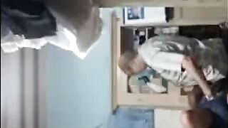 Indian Desi Girl Sucks Cock at Home for Duty Massage Job