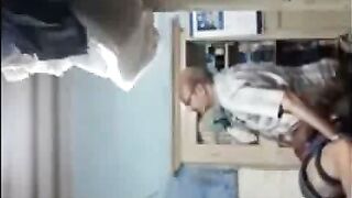 Indian Desi Girl Sucks Cock at Home for Duty Massage Job