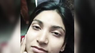Desi Indian Girl with Nose Ring Gets Intimate in MMS Video