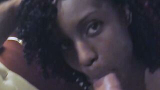 Ebony Teen Nikki Deepthroats Big Cock Steven Hard in Hotel Room