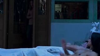 Cheating Stepmom Gets Cumshot Facial After Stepson Catches Her in Bed