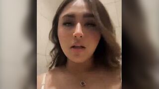 Indian Girl Deepthroats Cock at Dinner Table and in Bathroom