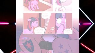 Twilight Sparkle Licks Shining Armor's Cock in Bedroom Scene