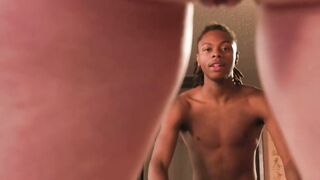 Adira Allure Gives Black Stepson Leo Malone A Sloppy Blowjob