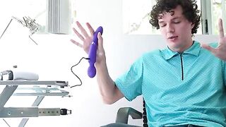 Busty Pink Hair Friend Cheats on Sister with Guy Using Purple Vibrator