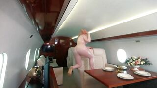 Backstage from Photosession, four Catsuits and Fly Jet Photoshoot