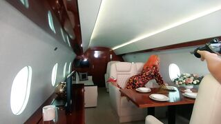 Backstage from Photosession, four Catsuits and Fly Jet Photoshoot